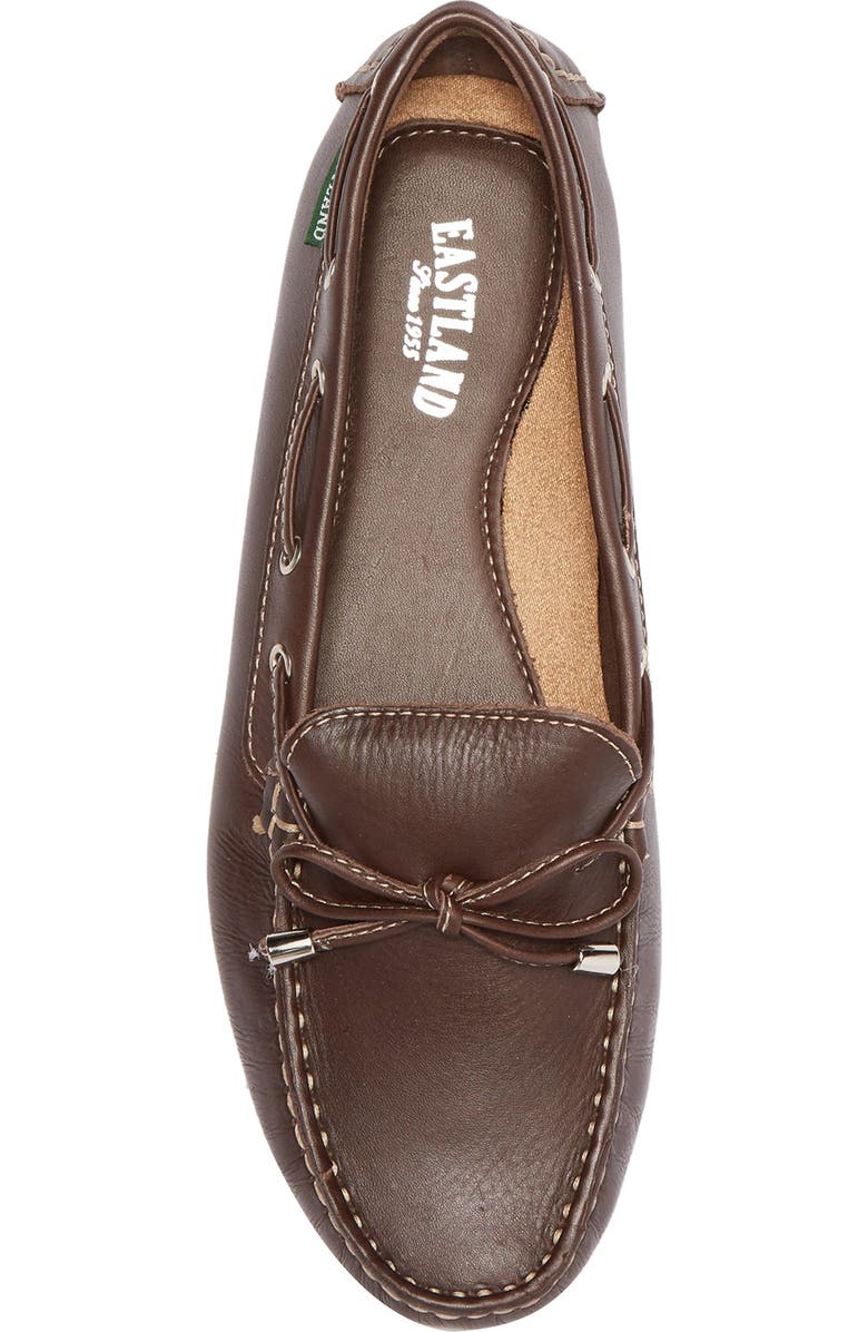 Eastland Marcella Leather Moc Loafer, Alternate, color, Brown