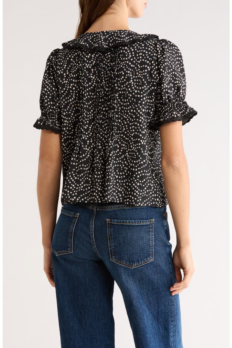 Bloom Floral Short Sleeve Top, Alternate, color, MINI CHAIN DAISIES