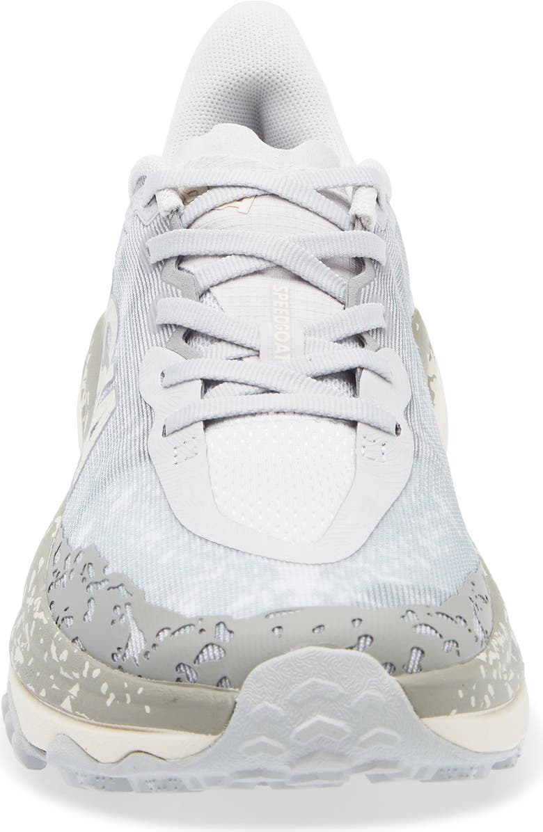 HOKA Speedgoat 6 Trail Running Shoe, Alternate, color, Cosmic Grey / Alabaster