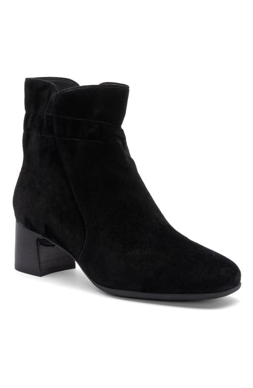 Abeo Avenue Mid Boot In Black Suede - Regular