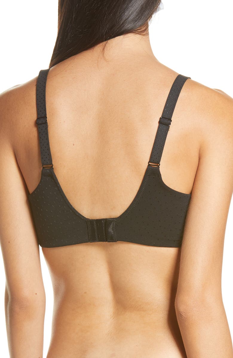 Wacoal Back Appeal<sup>™</sup> Underwire Minimizer Bra, Alternate, color, Black