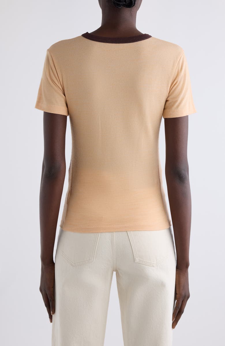 Chloé Portrait Graphic T-Shirt, Alternate, color, Tender Orange