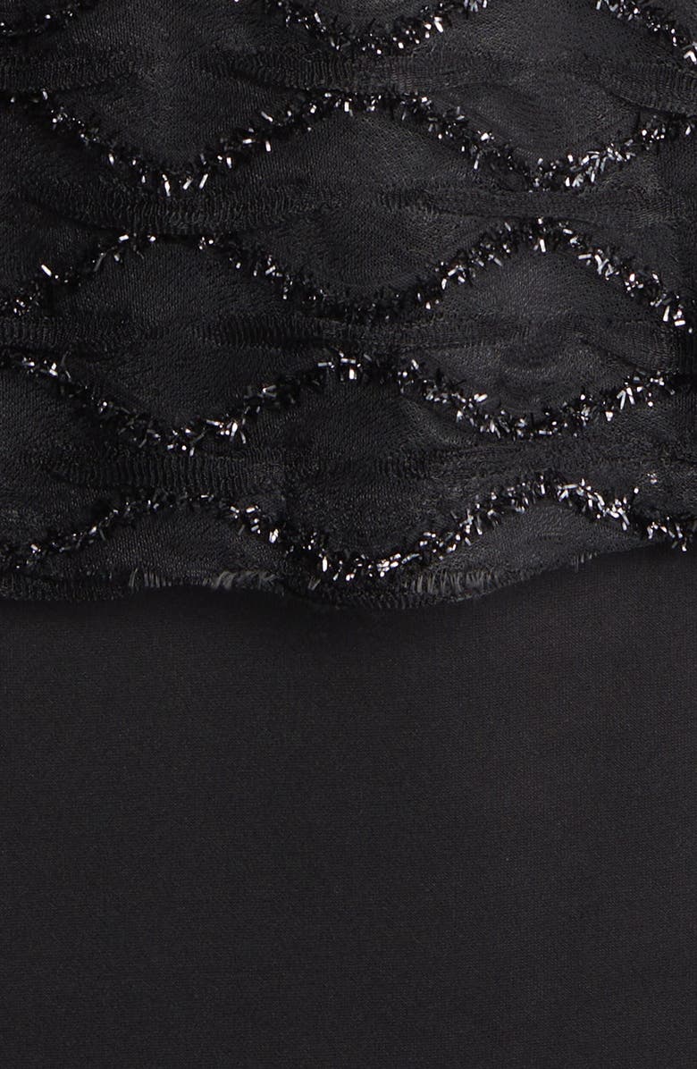 Connected Apparel Sequin Bodice Sheath Dress, Alternate, color, 