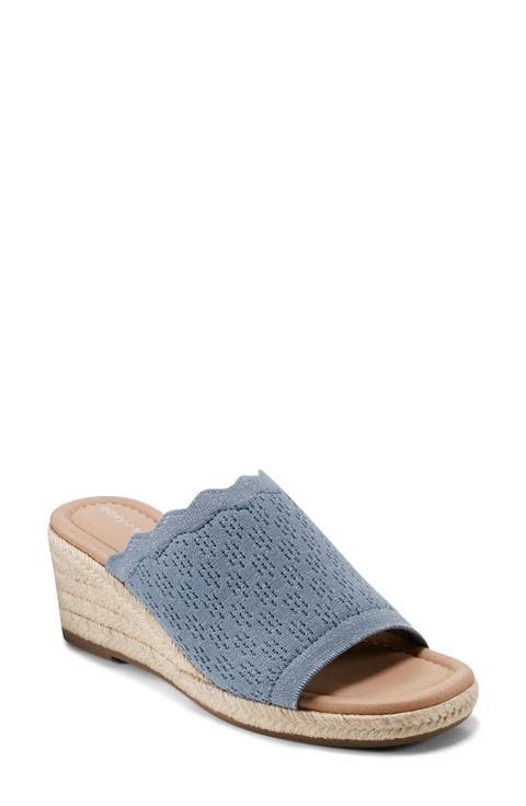 Shanice Wedge Espadrille Slide Sandal - Wide Width Available (Women)
