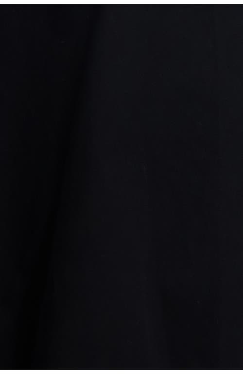 Lioness Intuition Low Rise Bubble Hem Midi Skirt In Onyx