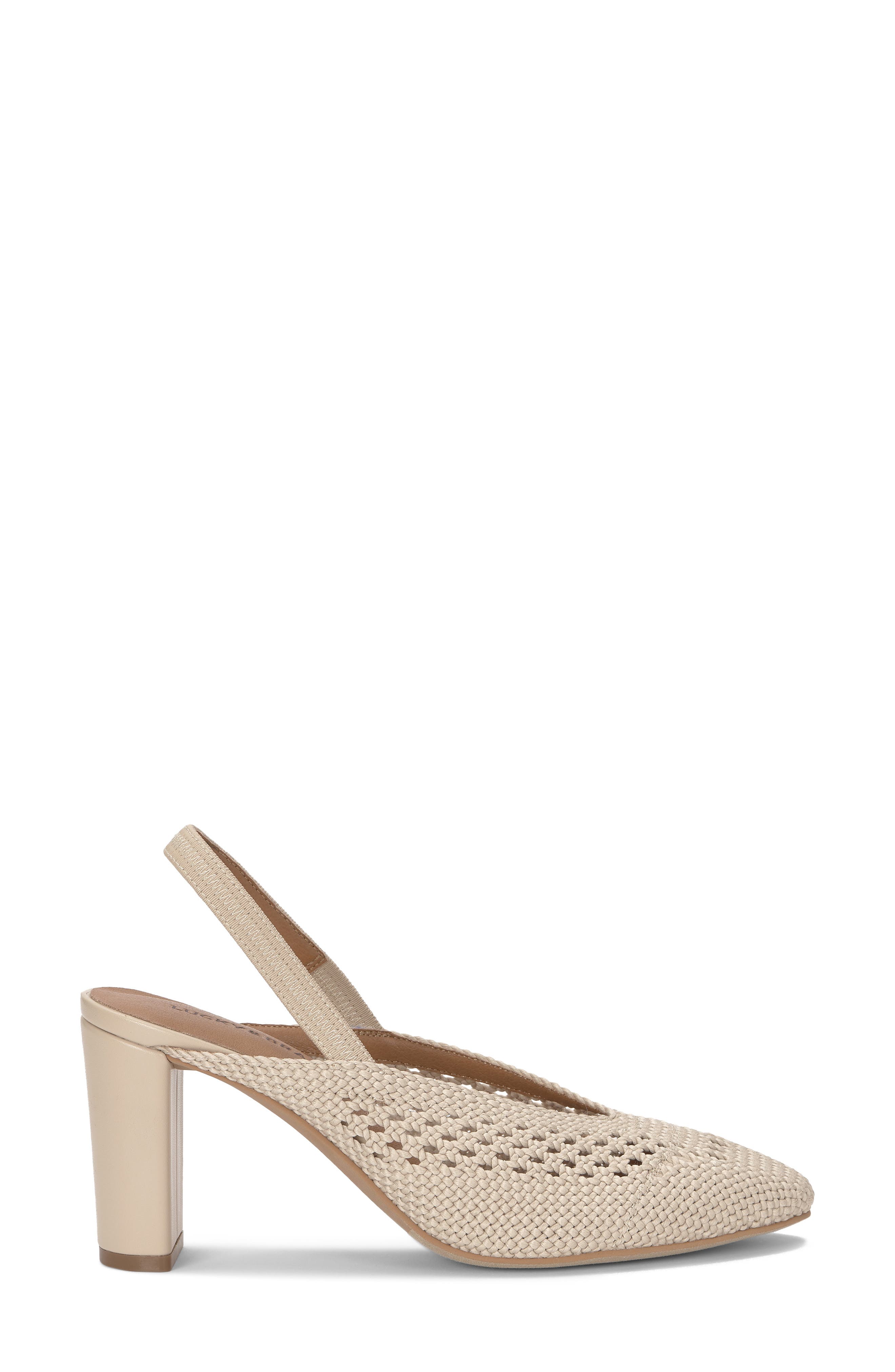 Lucky Brand Melony Slingback Pump, Alternate, color, Natural Mk Knit
