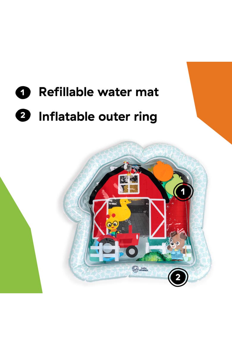 Baby Einstein Farm Explorers Cal's Sensory Barn Water Mat, Alternate, color, Blue