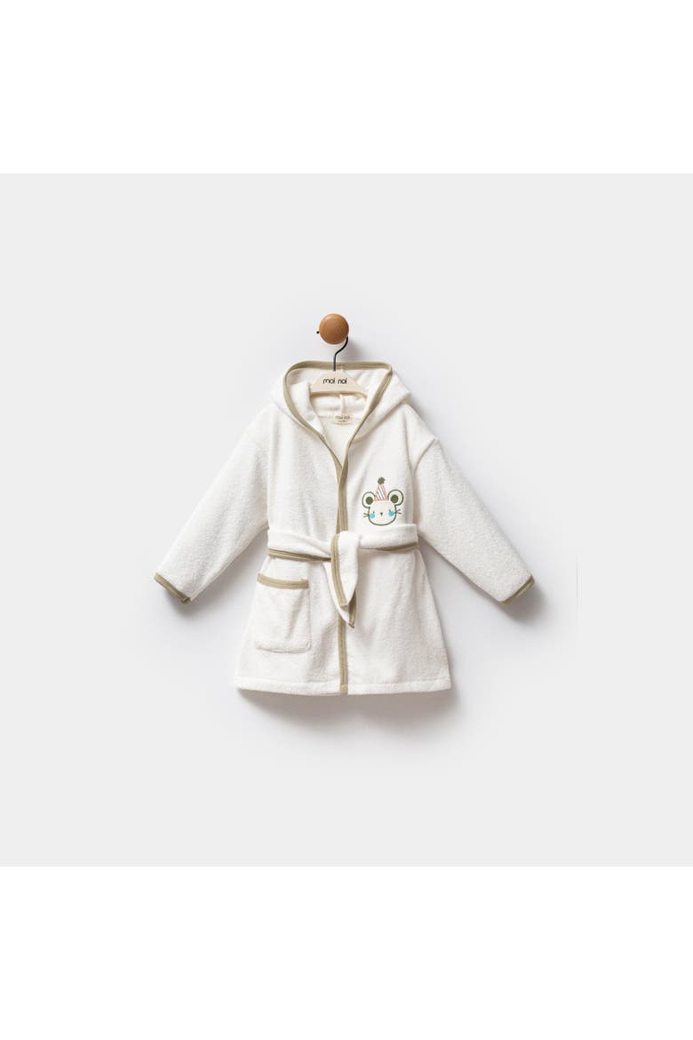 Mouse Party Robe, Alternate, color, Ivory