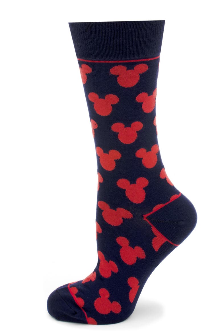 Mickey Mouse Socks & Lapel Pin Gift Set, Alternate, color, BLUE MULTI