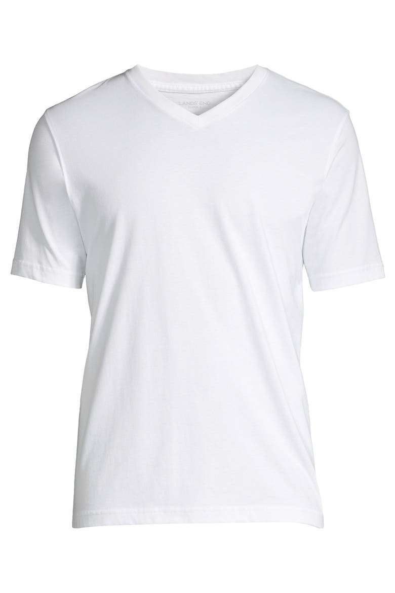 Super-T Short Sleeve V-Neck T-Shirt, Alternate, color, White