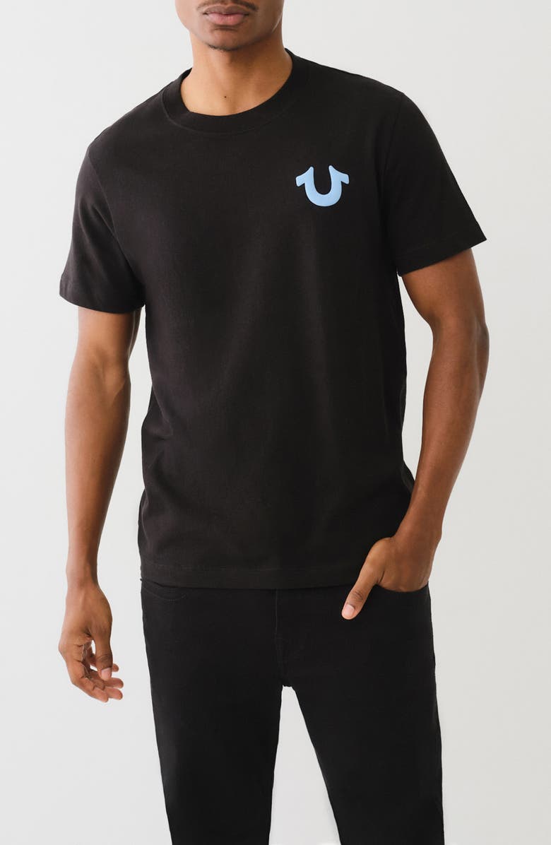 True Religion Electric Logo Graphic T-Shirt, Main, color,