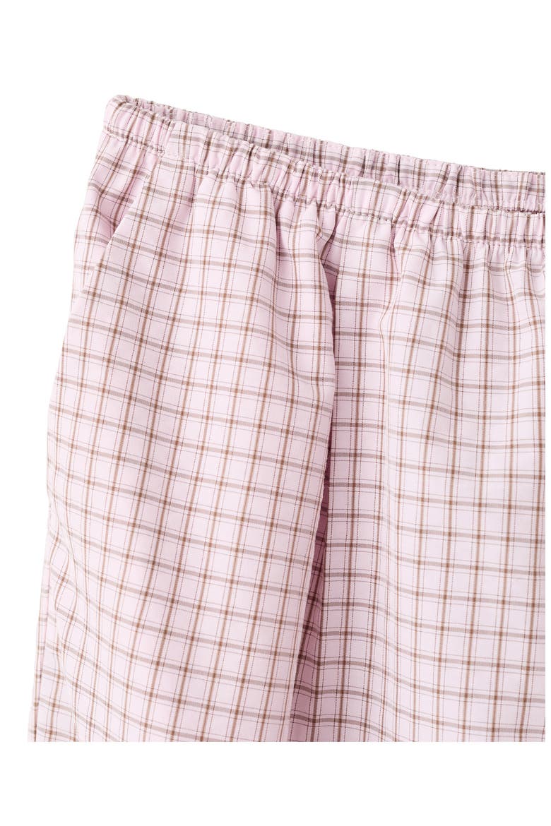 Checkered Slouchy Pants, Alternate, color, PASTEL PINK