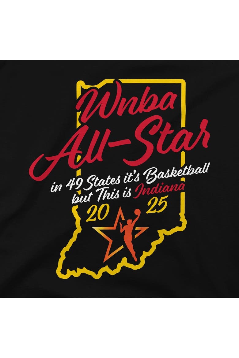 Unisex Stadium Essentials Black 2025 WNBA All-Star Game Home State T-Shirt, Alternate, color, Black