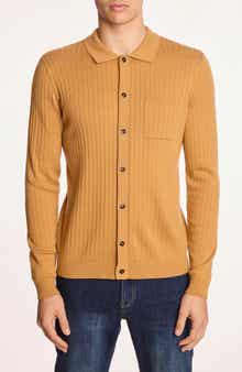 PAISLEY & GRAY Rib Button-Up Polo