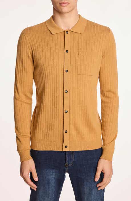 PAISLEY & GRAY Rib Button-Up Polo