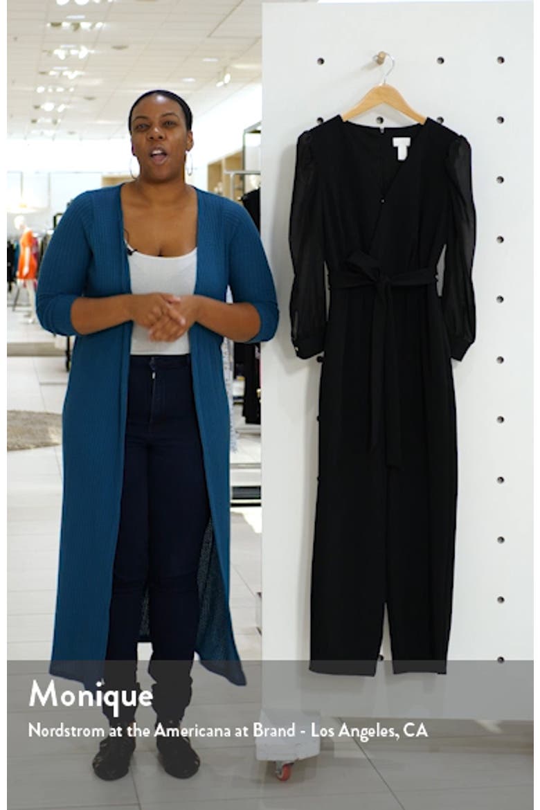 Long Sleeve Chiffon Jumpsuit video