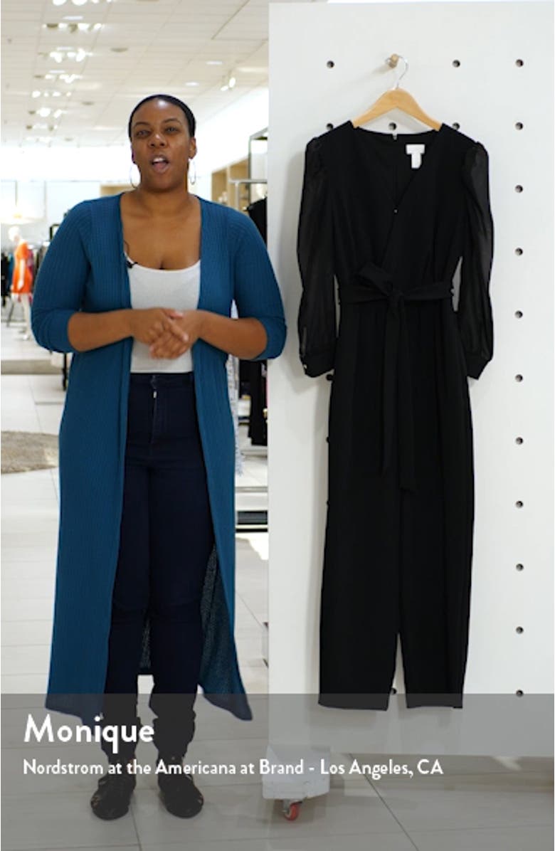 Long Sleeve Chiffon Jumpsuit, sales video thumbnail