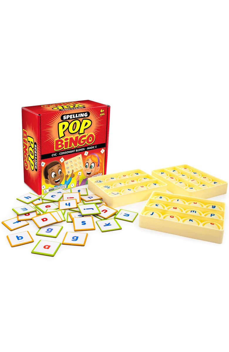 Junior Learning Spelling Pop Bingo, Main, color, Multicolored