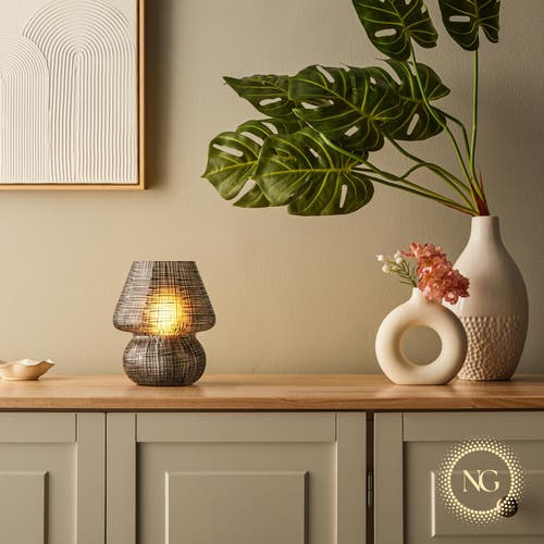 Next Glow Mushroom Led Lamp, Modern Dimmable E26 Socket