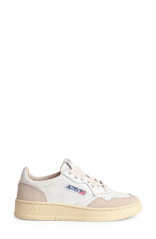 Autry Medalist Low-top Sneakers With Goat Leather In White