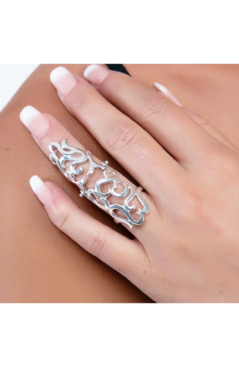 Lucy Quartermaine Elements Armour Ring, Alternate, color, Sterling Silver