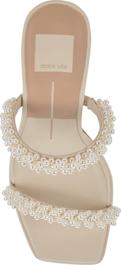 Ariele Imitation Pearl Platform Sandal
