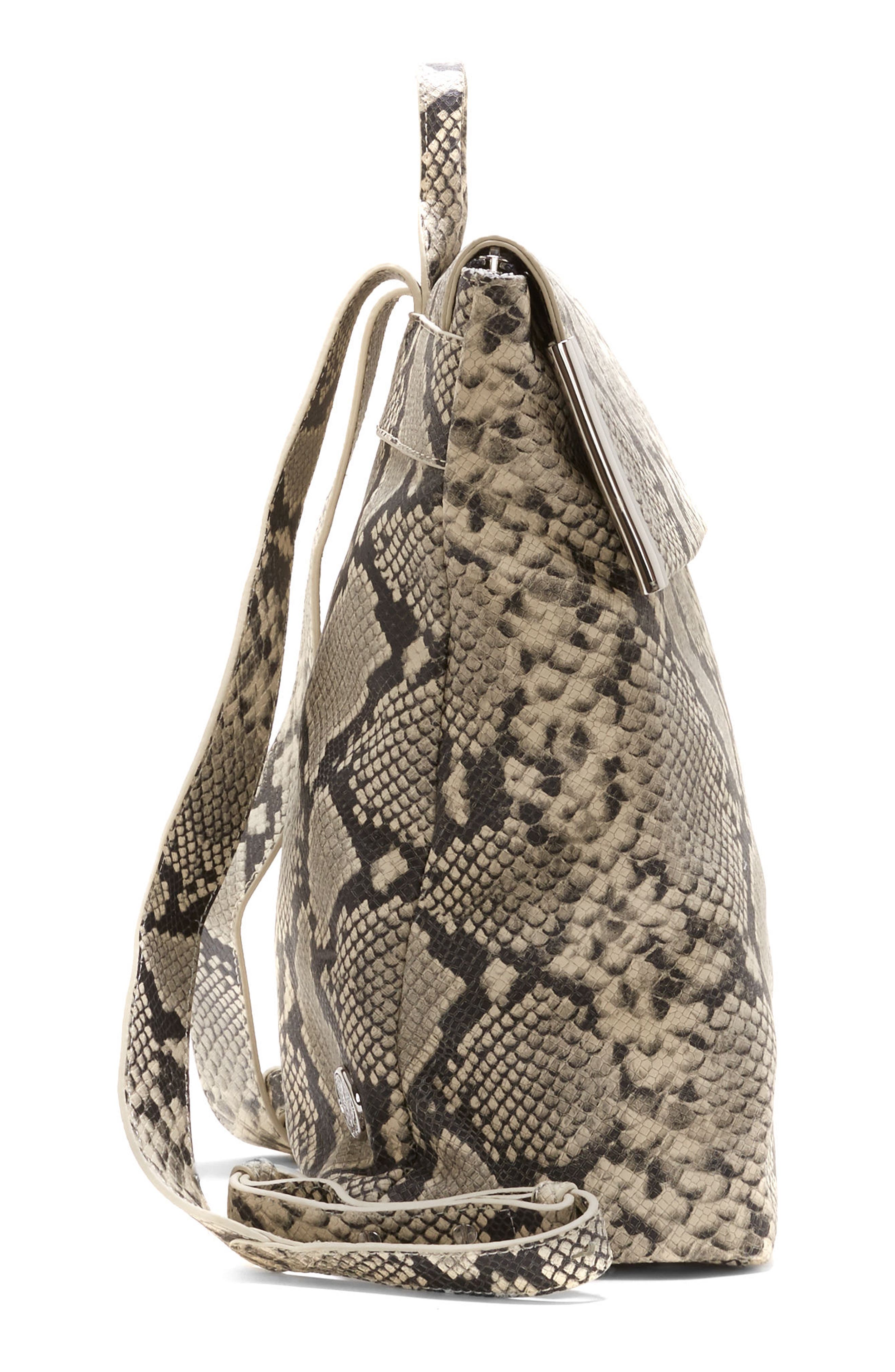 Tina Leather Backpack, Alternate, color, SASSY SNAKE