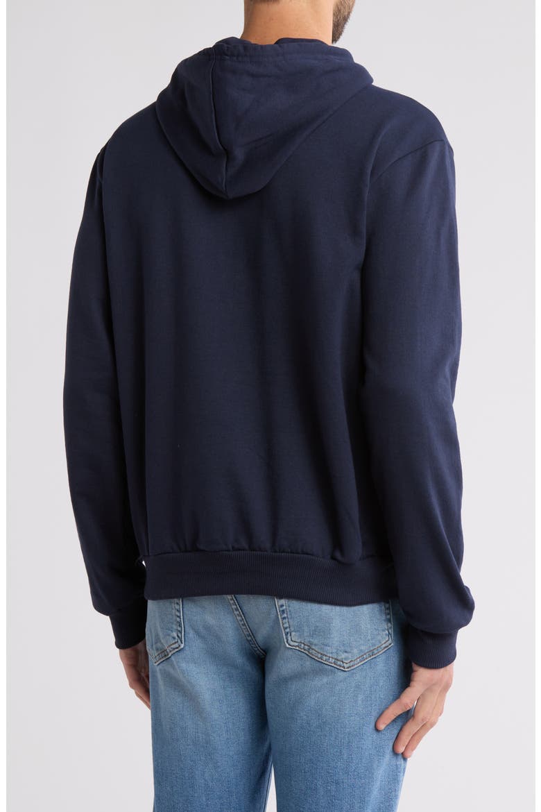 Abstract Fleece Graphic Hoodie, Alternate, color, NAVY