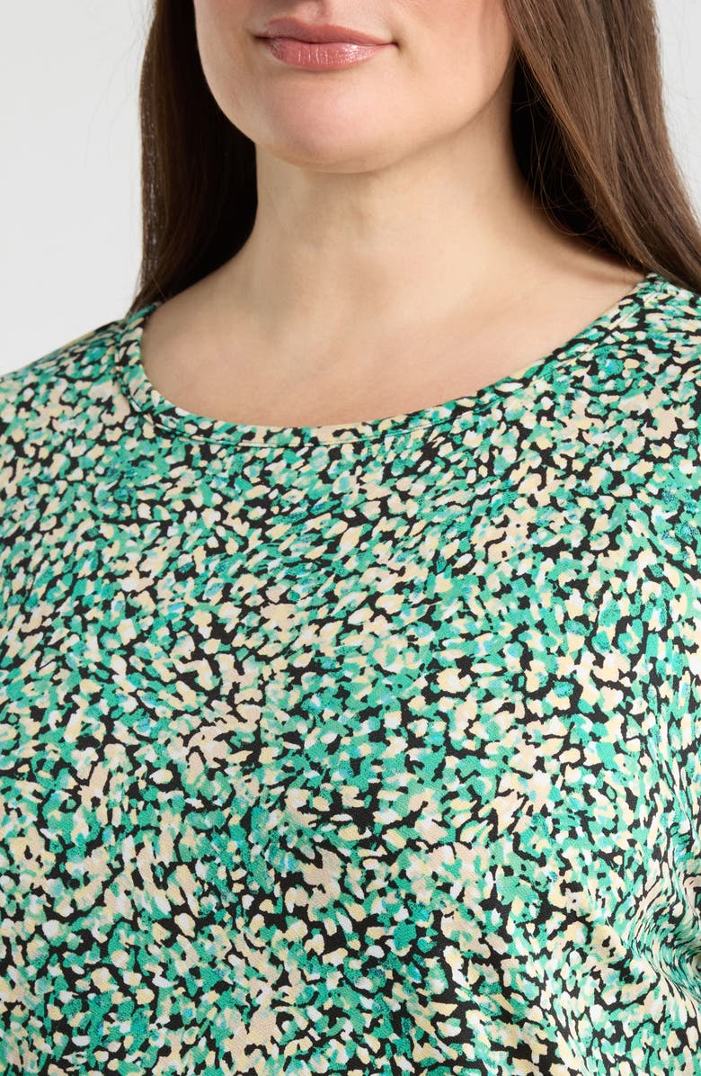 Jones New York Print Top, Alternate, color, Kelly Multi