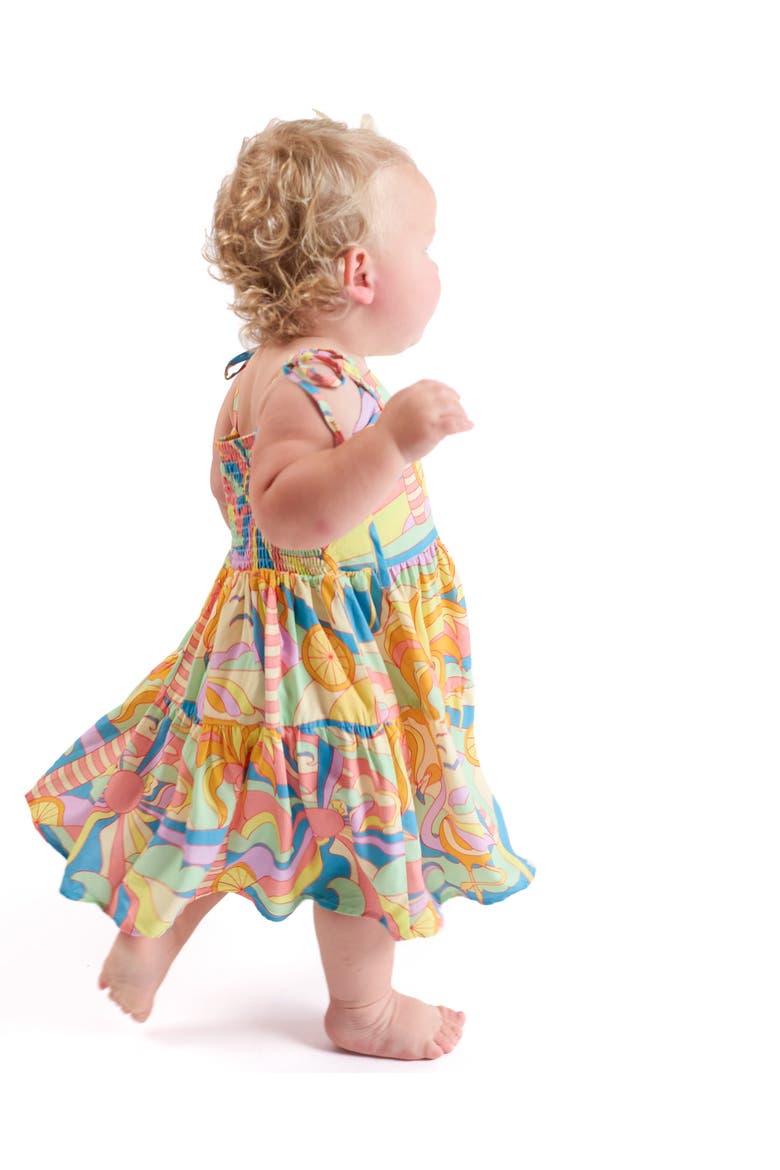 The Paradiso - Girls Resort Dress, Alternate, color, Yellow