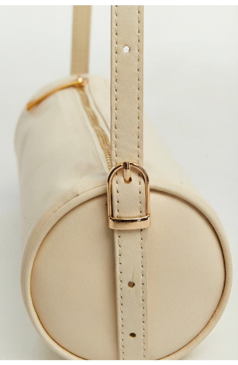 FURNIQ UK Harley Leather Handbag, Alternate, color, Beige