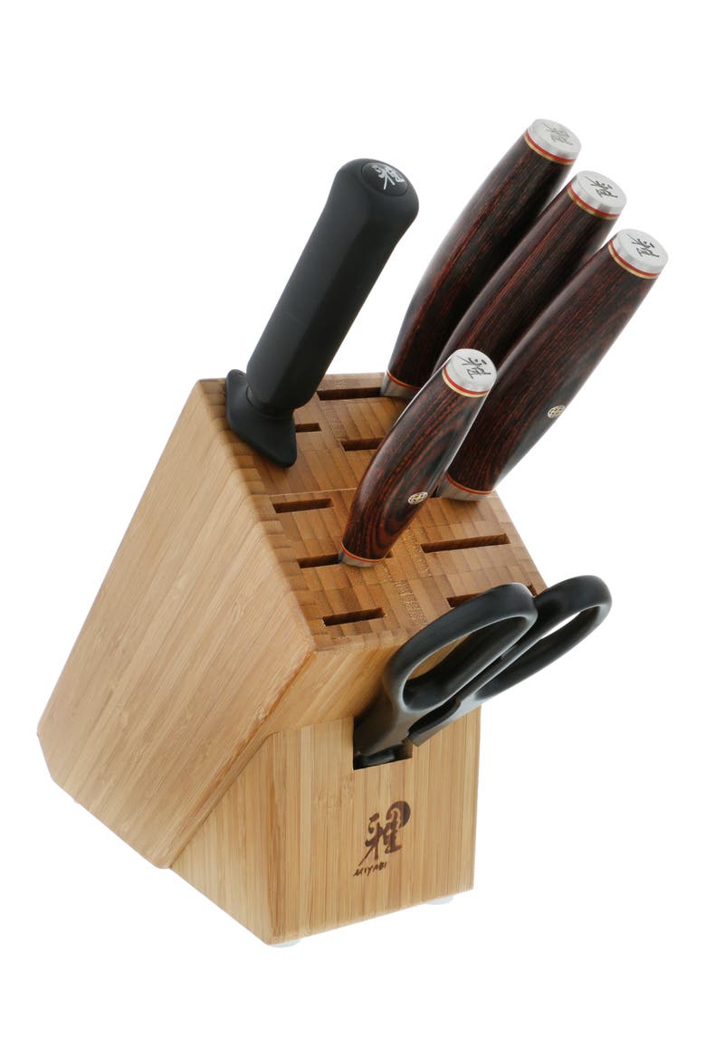 6000MCT Artisan 7-Piece Knife Block Set, Main, color, SILVER