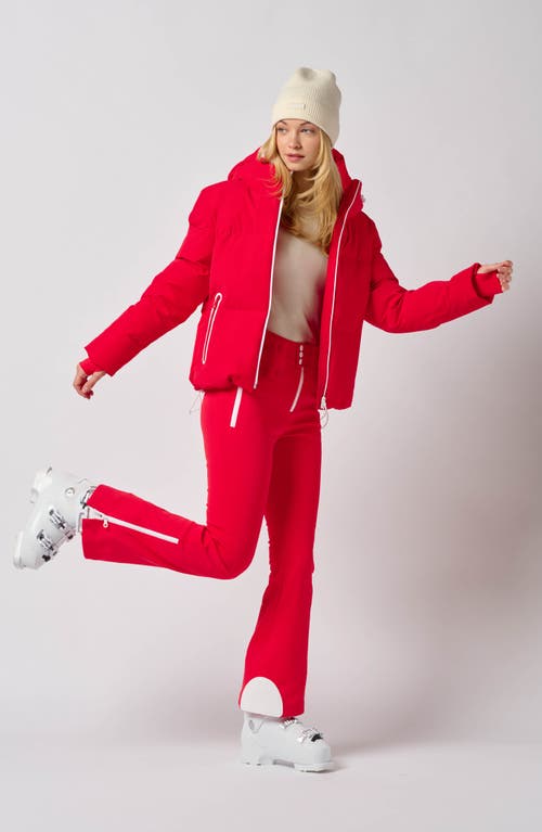 Jorde Poppy Ski Jacket In Red