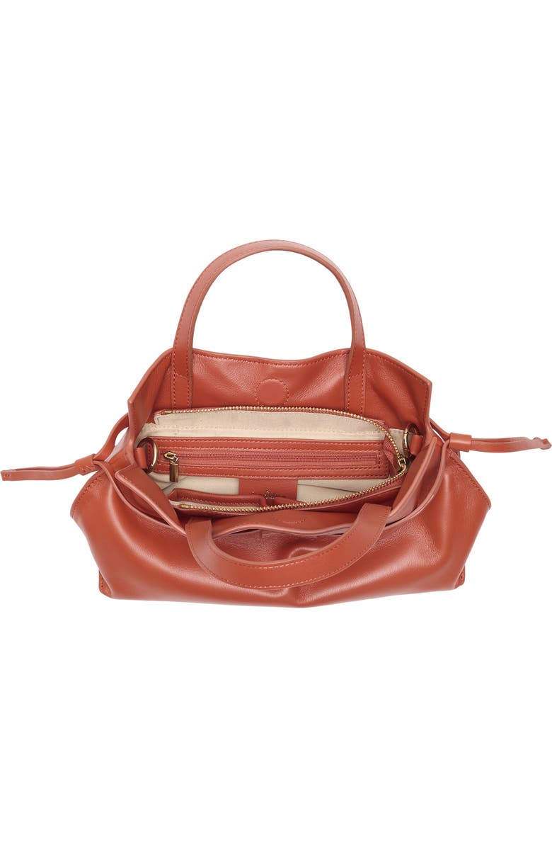 Sam Edelman Poppy Small Drawstring Crossbody Bag, Alternate, color, Burnt Orange