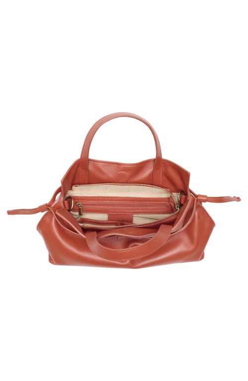 Sam Edelman Poppy Small Drawstring Crossbody Bag In Orange