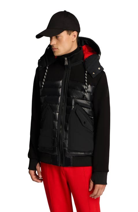 Nimbus Lightweight Mixed Media Hybrid Bomber Jacket