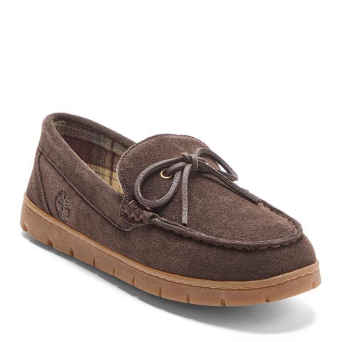 Genuine Suede Core 1-Eye Moc Slippers