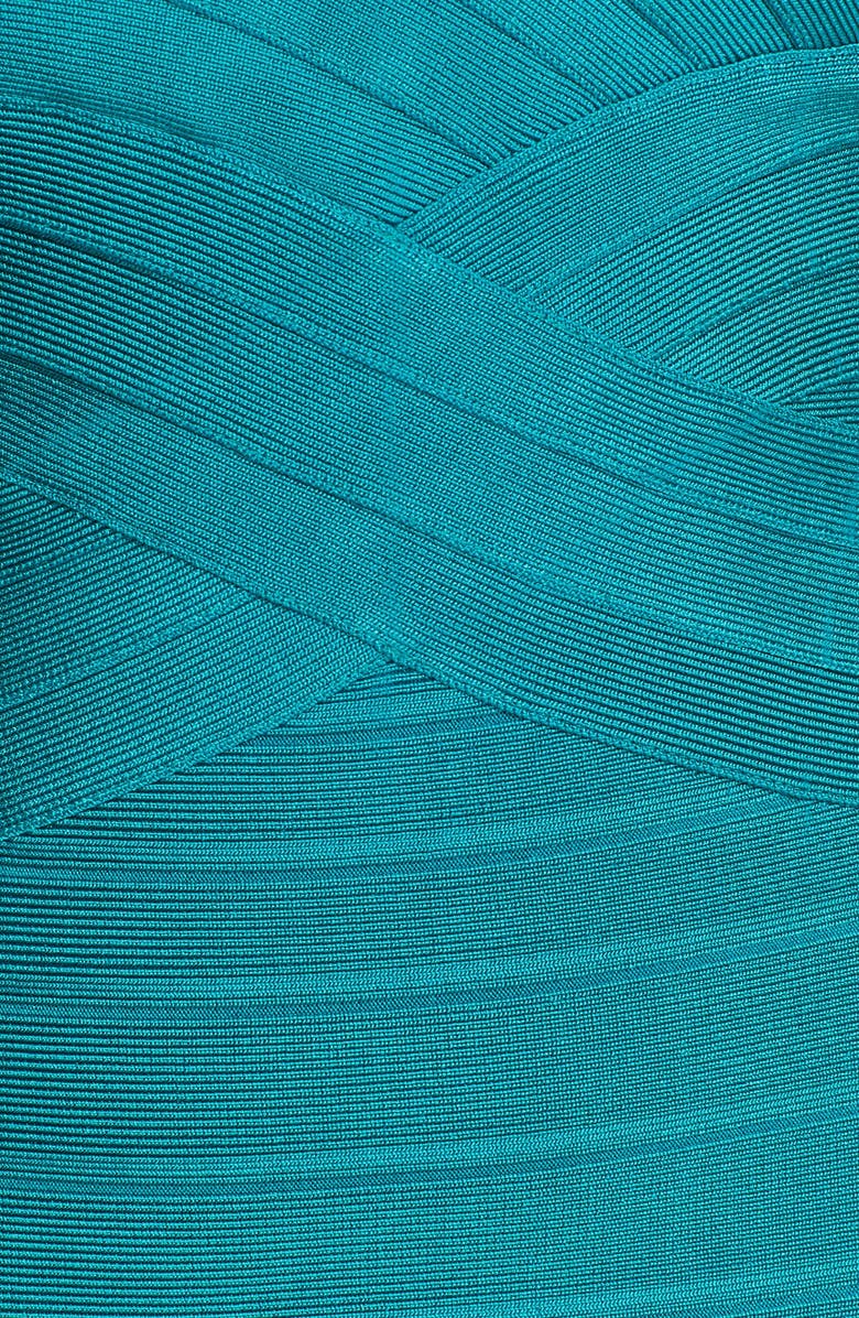 Herve Leger Strapless Fit & Flare Bandage Dress, Alternate, color, 