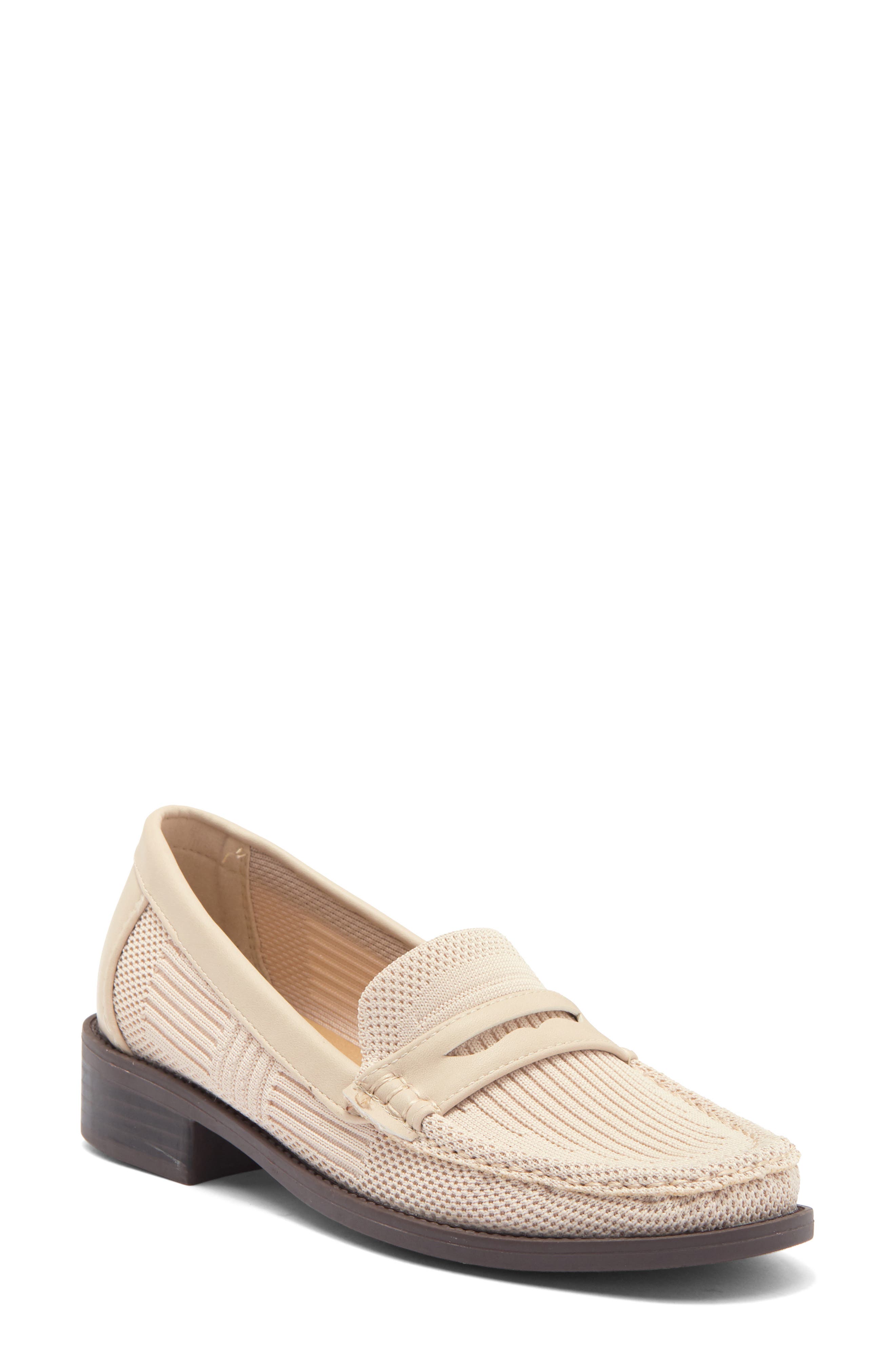 Taryn Rose Knit Penny Loafer, Main, color, 