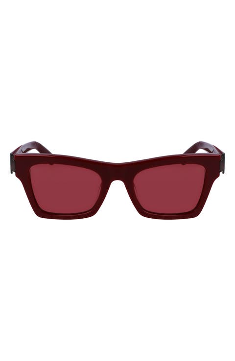 Prisma 52mm Rectangular Sunglasses