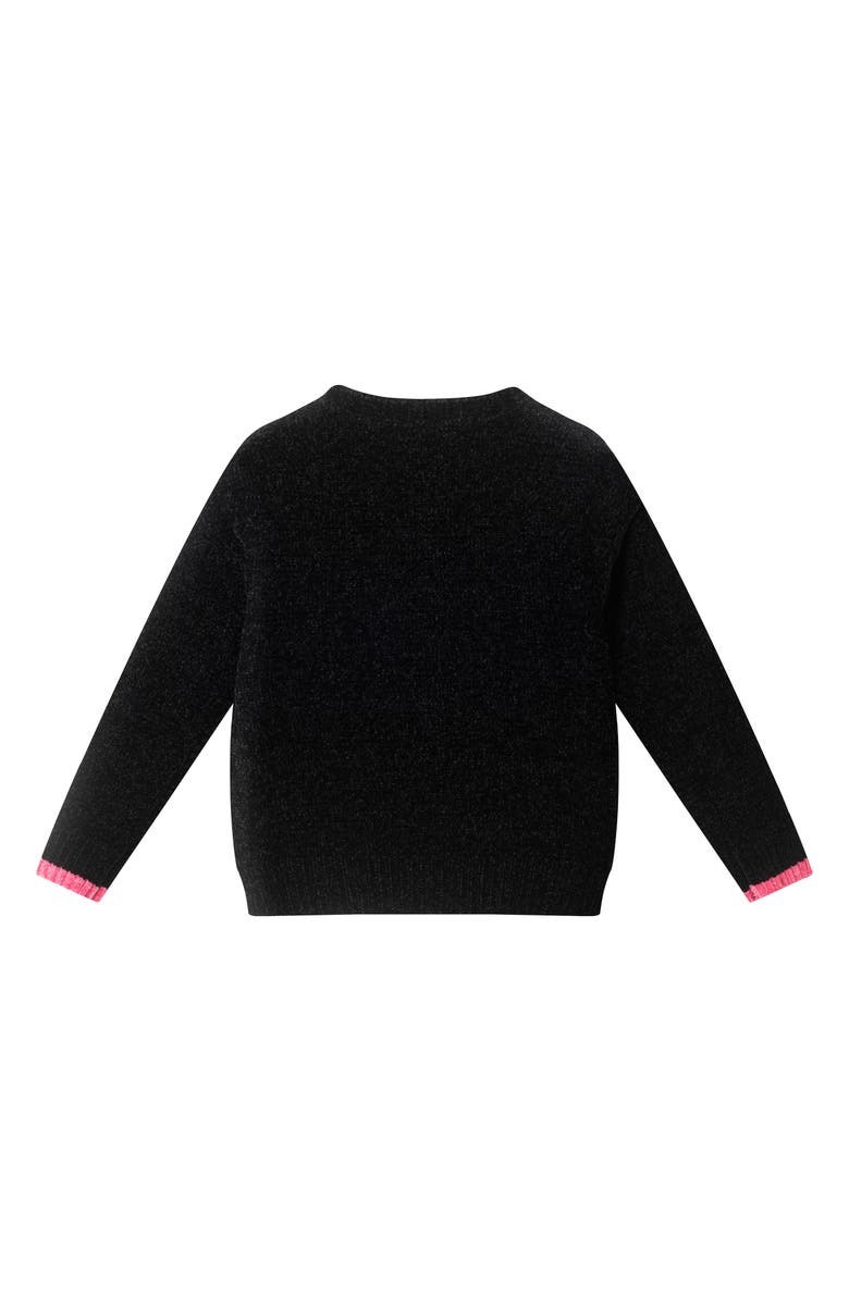 Andy & Evan Kids' Chenille Sweater & Leggings Set, Alternate, color, Black