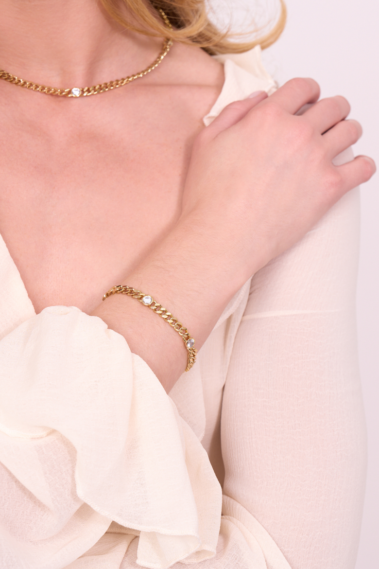 Wilshire Bracelet, Alternate, color, GOLD