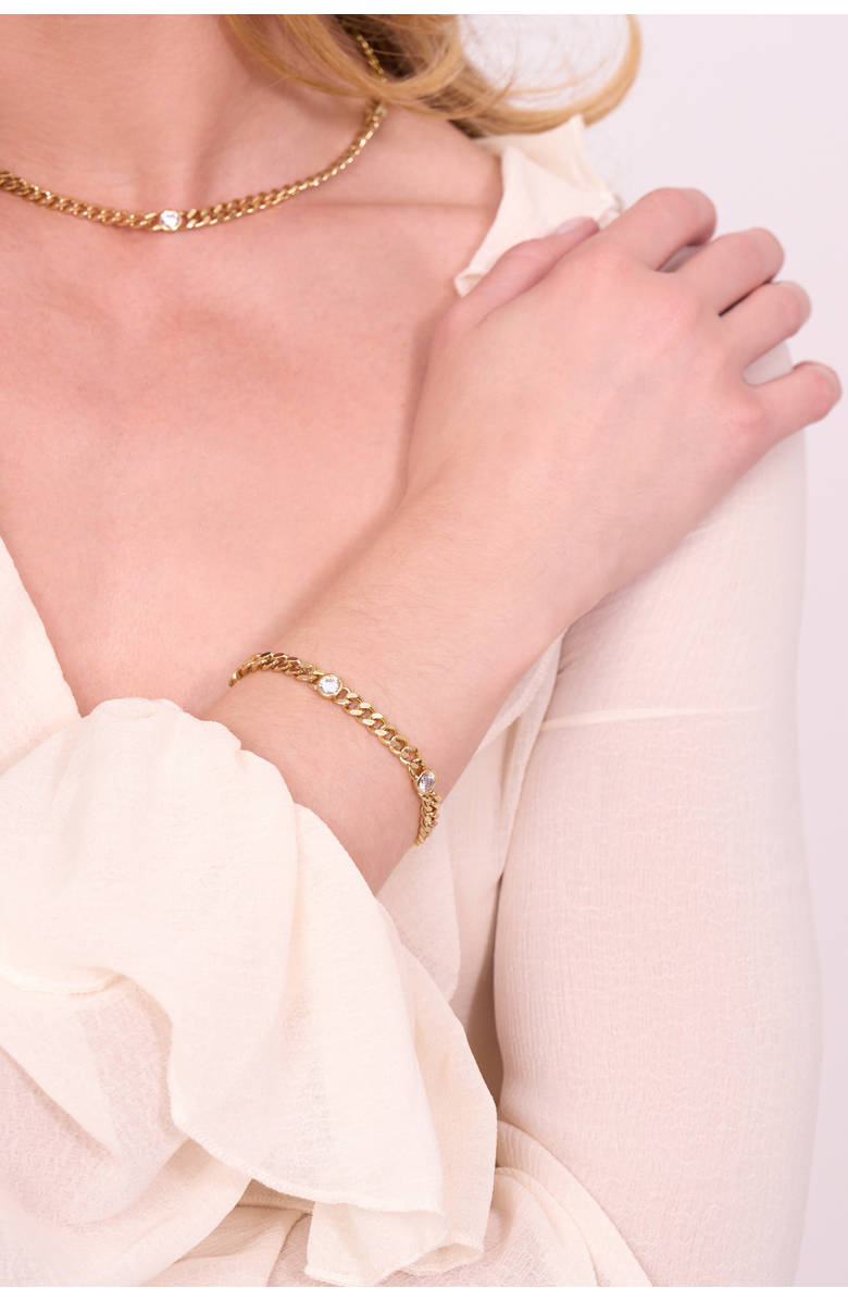 Electric Picks Wilshire Bracelet, Alternate, color, Gold