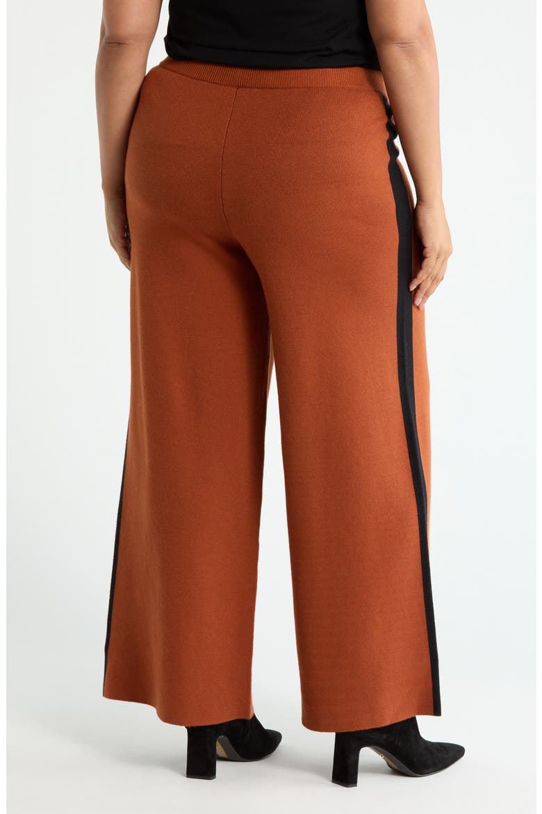 Side Stripe Pull-On Pants, Alternate, color, CARAMEL CAFE