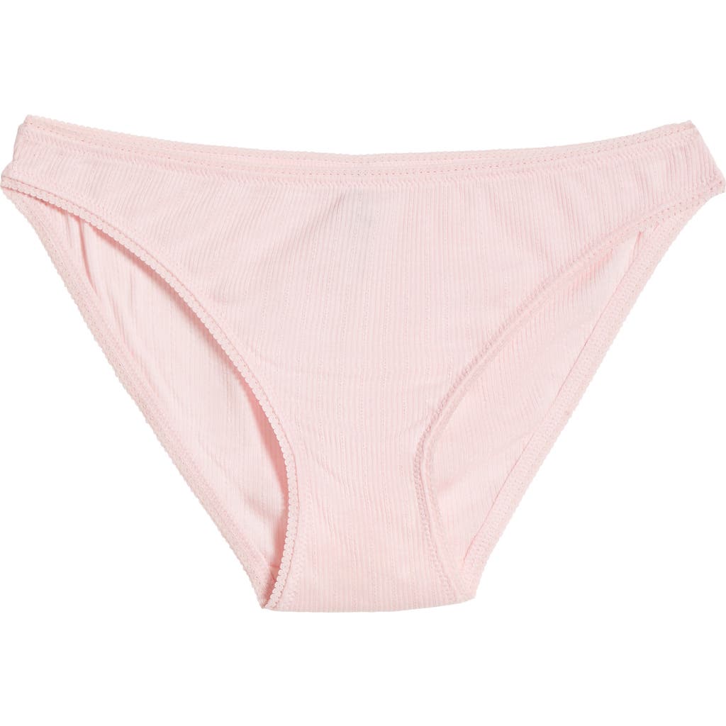 Free People Intimately Fp Pointelle Bikini In Cotton Candy