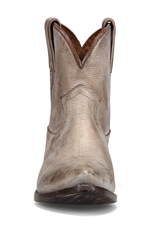 Frye Billy Short Western Boot In Gold