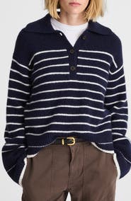 Madewell CloudSoft Polo Sweater