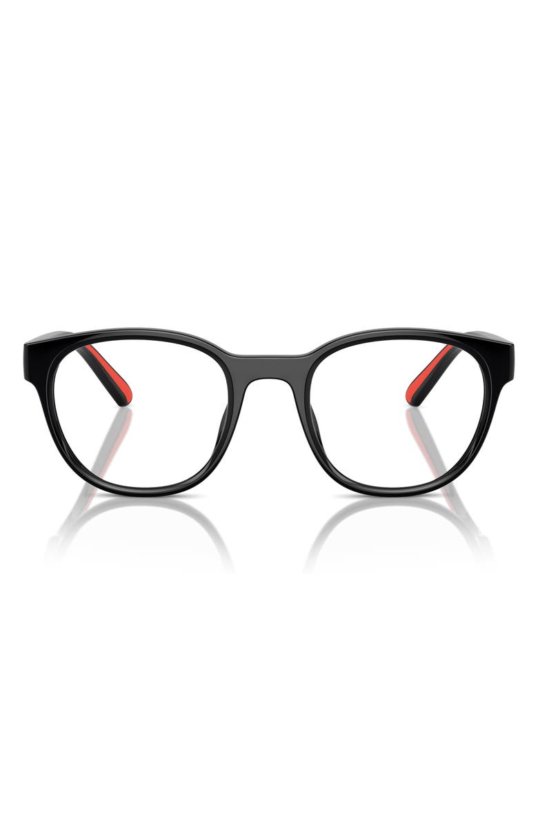 Scuderia Ferrari 50mm Small Phantos Optical Glasses, Main, color, Black / Demo Lens