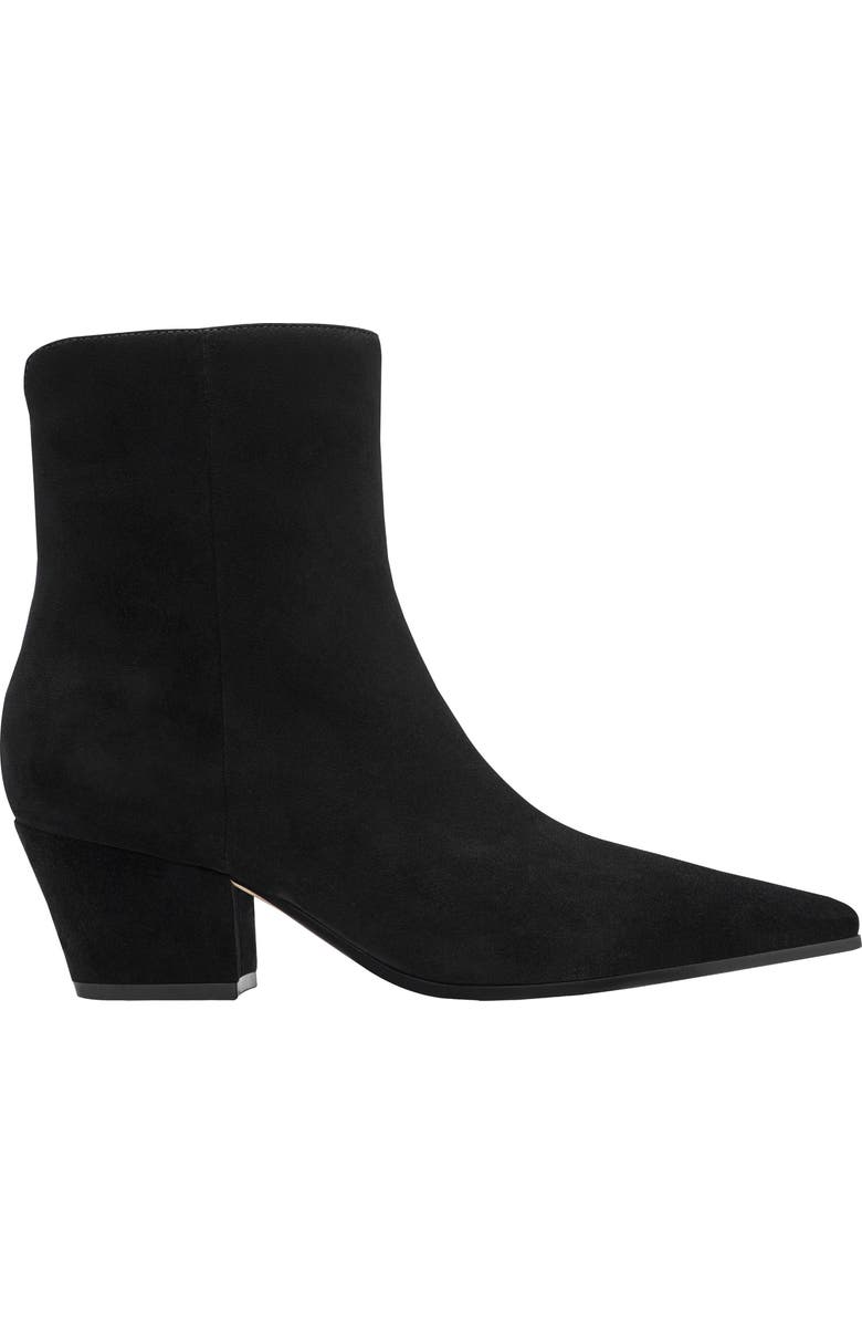 Marc Fisher LTD Mavey Pointed Toe Bootie, Alternate, color, Black