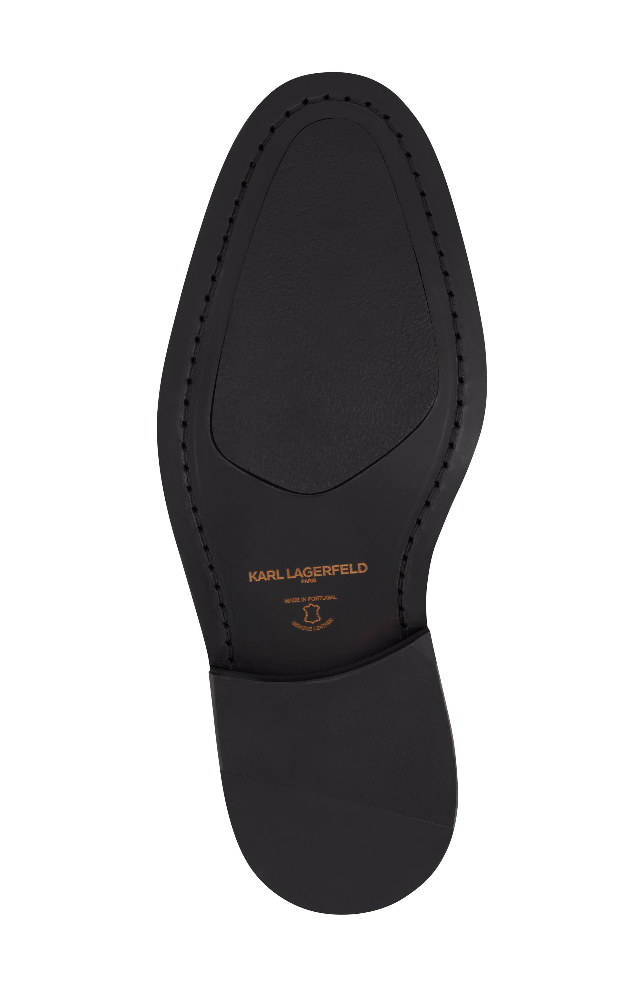 KARL LAGERFELD PARIS Monk Strap Kiltie Loafer, Alternate, color, Wine